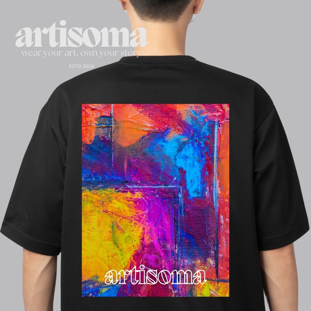 Chromatic Chaos - Oversized Graphic Tee